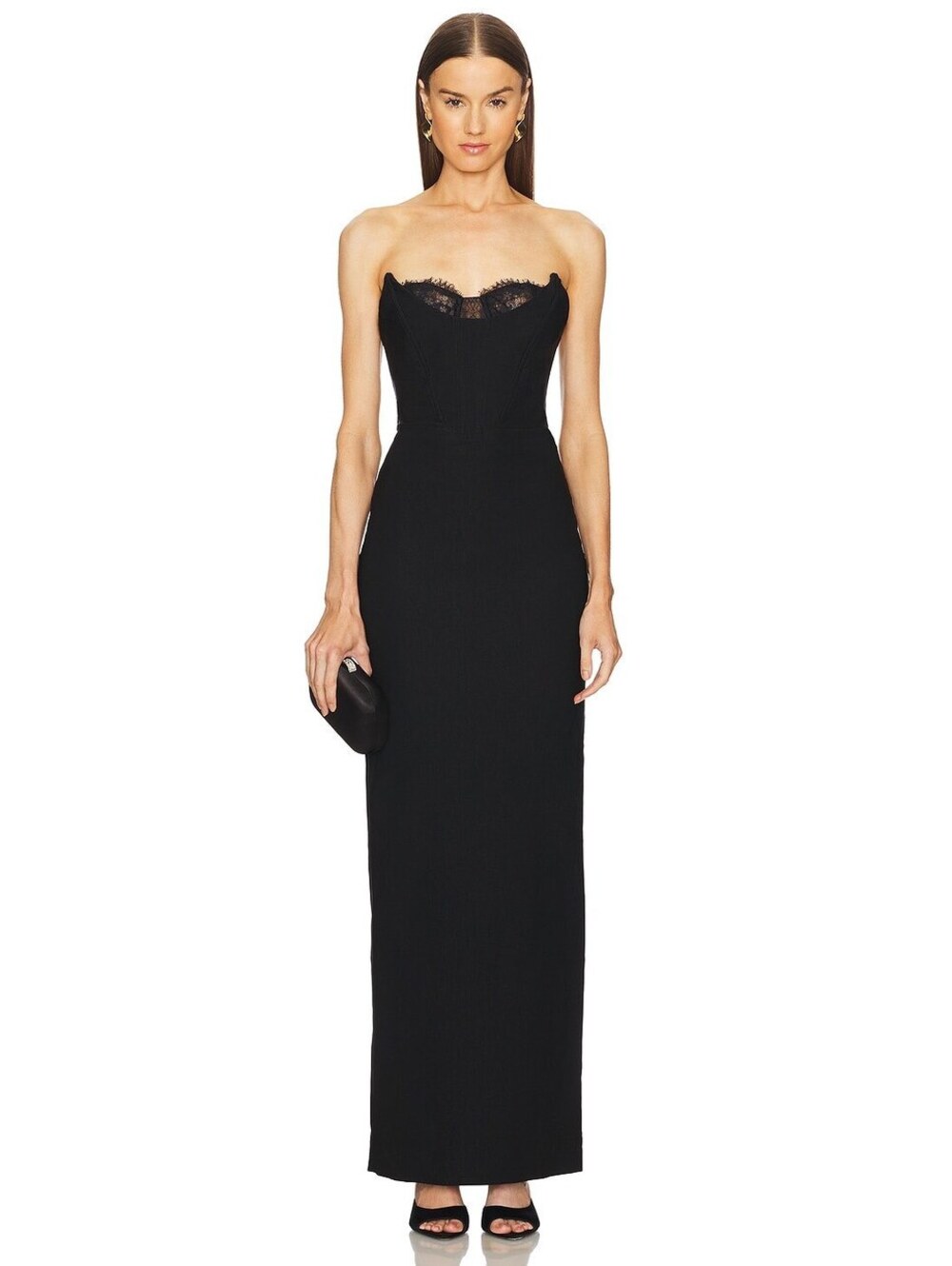 Michael Costello x REVOLVE Louisa Gown in Black